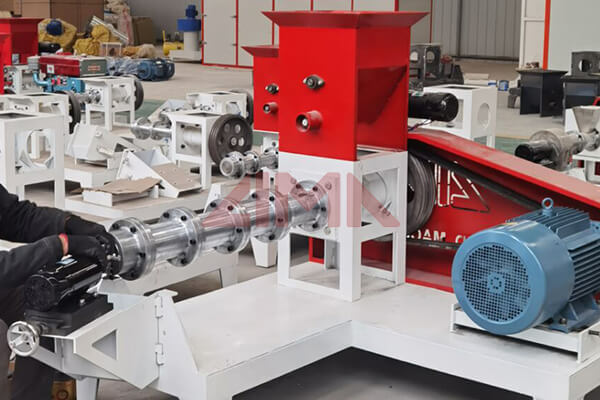 dry type fish feed extruder